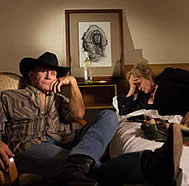 tom stovall and hersha parady in terrible jim fitch at the studio@620 in st. petersburg fl